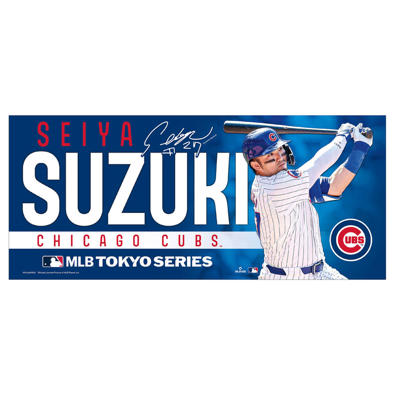 シカゴ・カブス 鈴木誠也 MLB WORLD TOUR TOKYO SERIES フェイスタオル ML1325SS0001 フェイスタオル