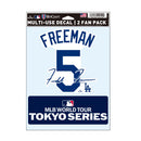 フレディ・フリーマン MLB WORLD TOUR TOKYO SERIES ネーム＆ナンバー ML1325SS0028 ファンデカール 野球 選手