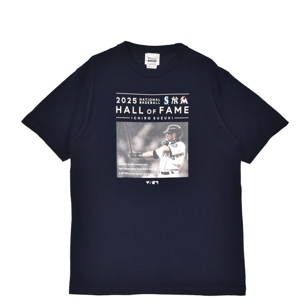 イチロー HOF記念 Tシャツ ML01-25SS-0025 半袖Tシャツ 2カラー