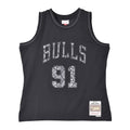 NBA LEATHER SNAKESKIN SWINGMAN JERSEY BULLS 1995 DENNIS RODMAN JY8787-CBUBLCK ユニフォーム 1カラー