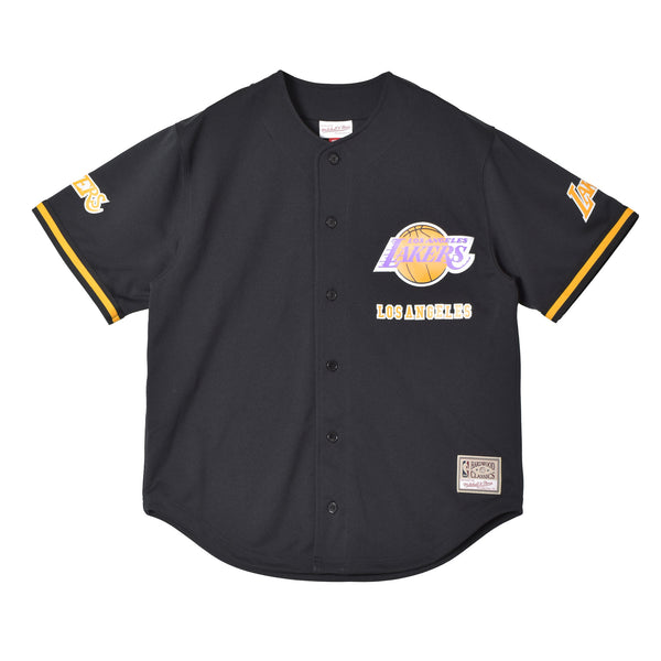 NBA UNISEX SS MESH BUTTON UP TP8154-LALBLCK ユニフォーム 1カラー
