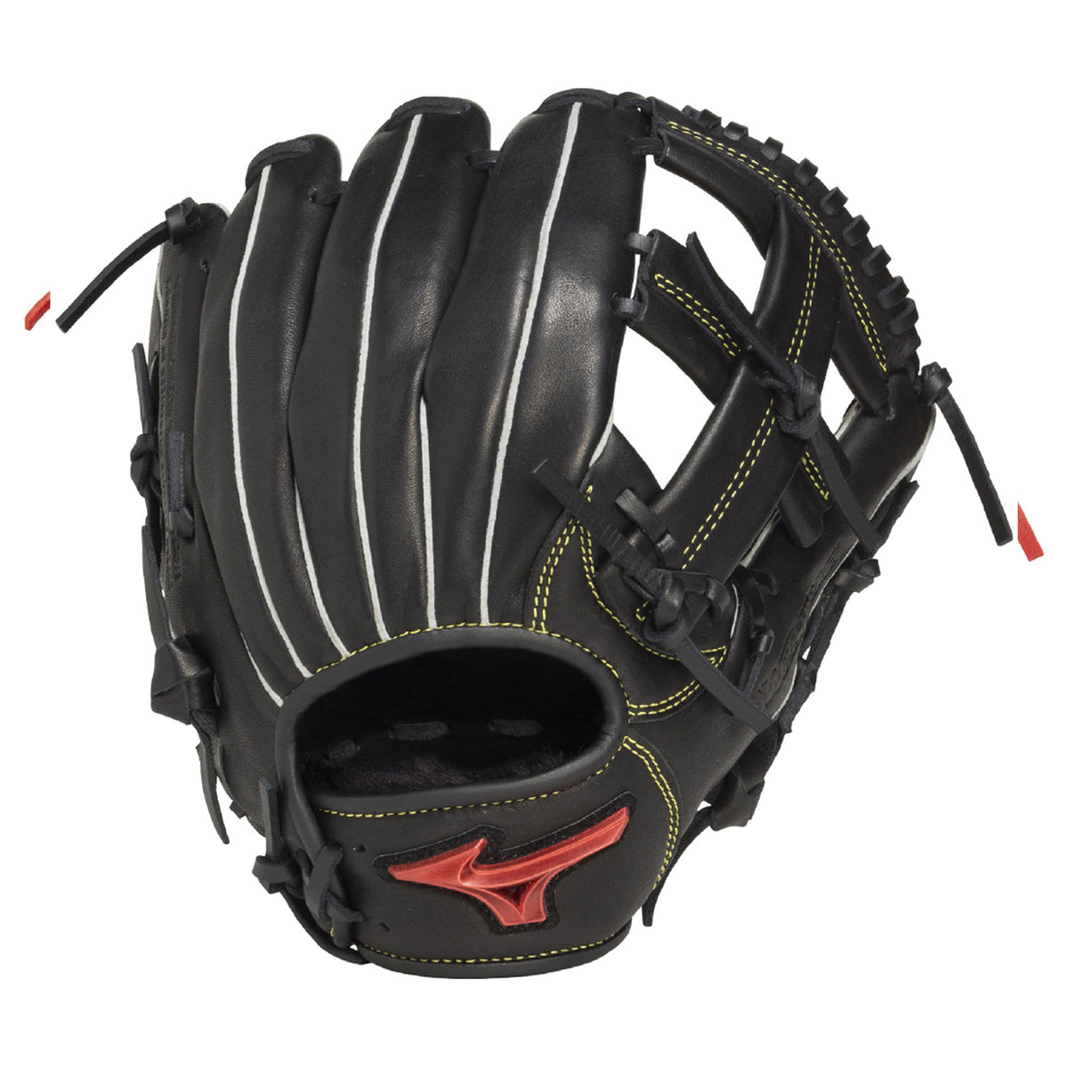 ミズノ MIZUNO ジュニア軟式用ウィルドライブ レッド 小指2本