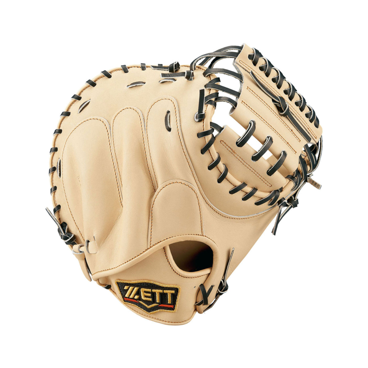 ZETT軟式捕手ミット中村悠平タイプ/BRCB30282／一般.大人／ブラック ゼット ZETT（ゼット）軟式用キャッチャーミット プロステイタス