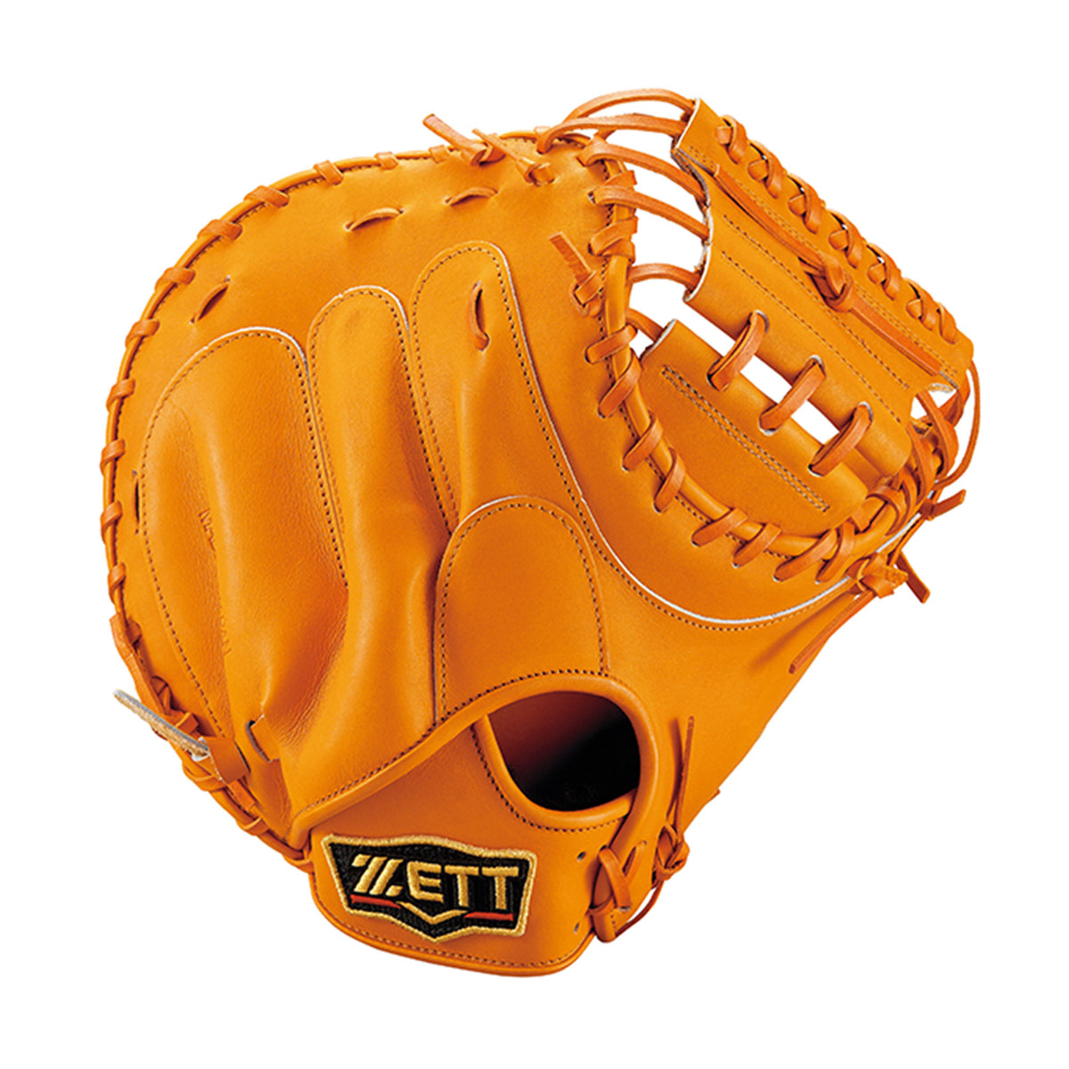 ZETT軟式捕手ミット中村悠平タイプ/BRCB30282／一般.大人／ブラック 軟式キャッチャーミット プロステイタス 捕手用 | 【ZETT