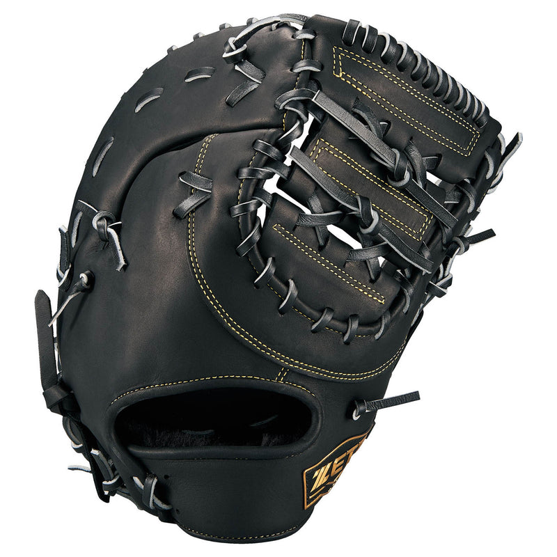 ZETT 野球グローブ 黒 レザー zett 痛かろ ウイニングロード グローブ 一般大人向け 野球