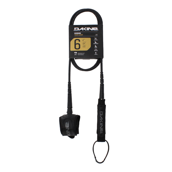 DAKINE KAIMANA TEAM LEASH 6FT X 1/4IN リーシュコード BLK 【C/O】