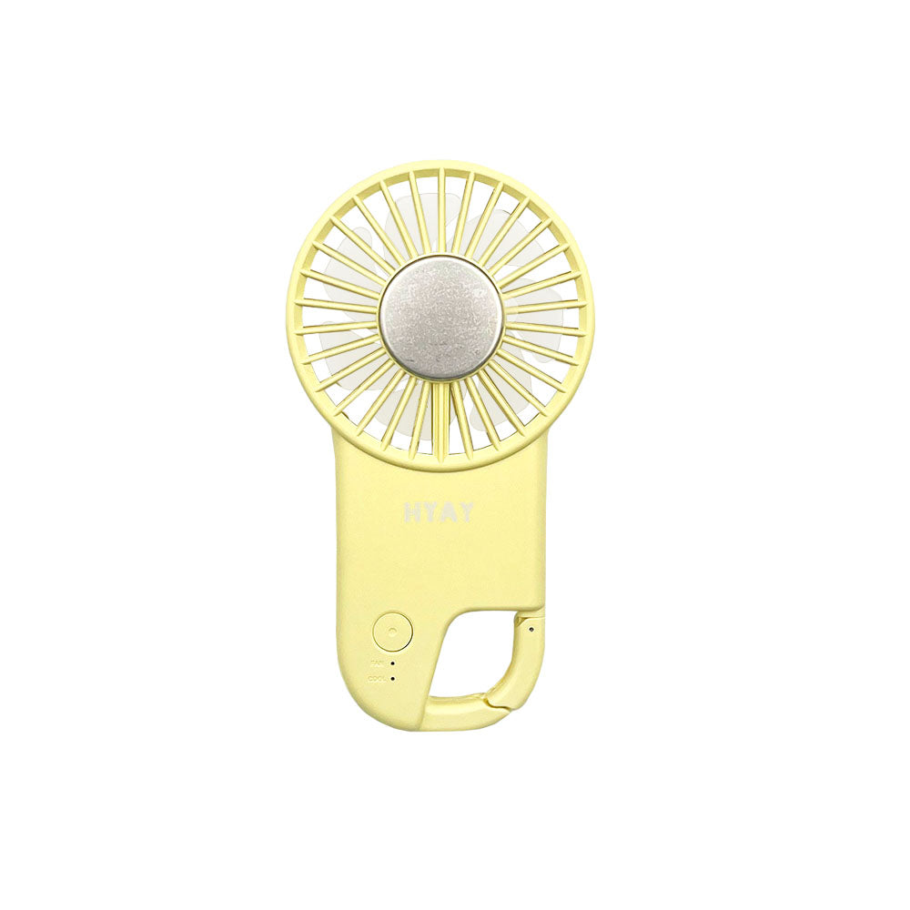ハンドメイド　中古120 ヒヤイ HYAY Cooling slim hook fan HY-PE001 ハンディファン 3