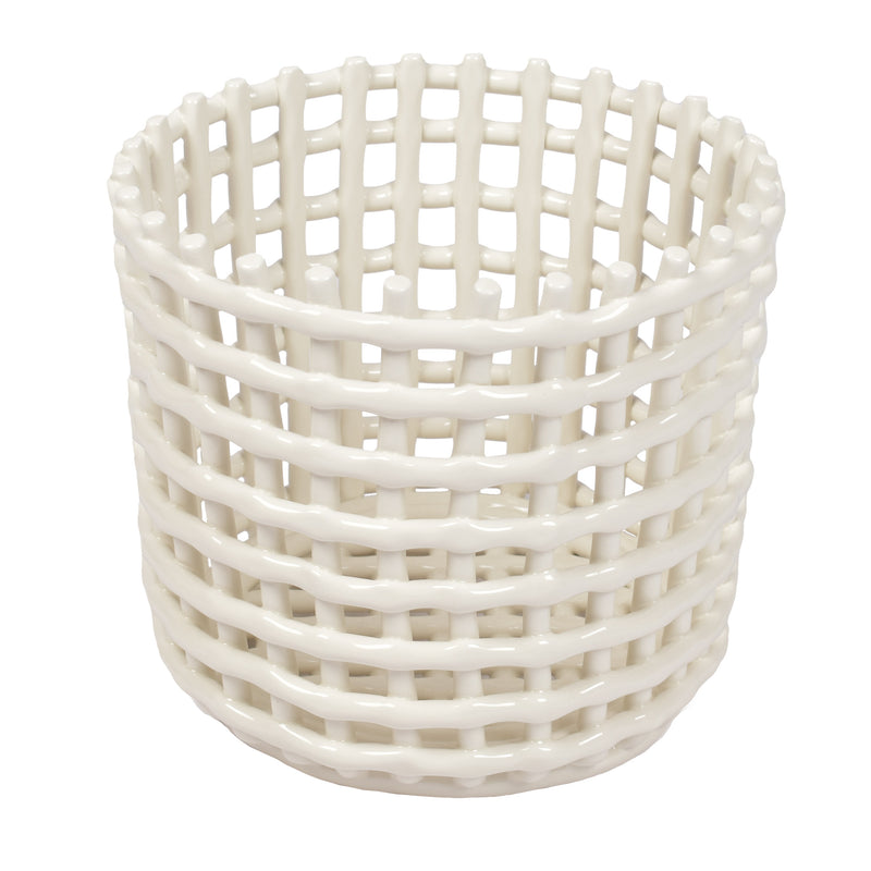 Ceramic Basket Large 1104263774 110134202 バスケット 2カラー
