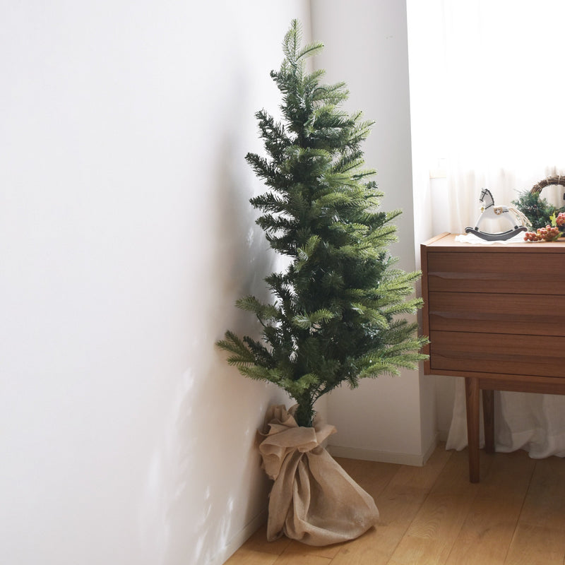 ハーフ＆コーナー2way ツリー 120cm クリスマスツリー