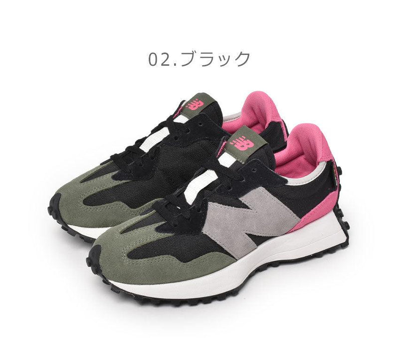 MS327WN1 MS327WN1 スニーカー ブラック 黒 グレー マルチカラー 2カラー