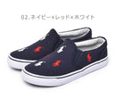 KEATON SLIP ON スリッポン ホワイト 白 ネイビー 紺 マルチ 3カラー