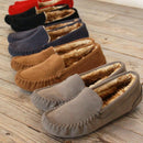 ファー ローファー TO-116 モカシンシューズ ブラック 黒 ブラウン グレー ネイビー 紺 5カラー