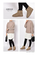 防水ムートンブーツ ミニ TO-194 ムートンブーツ 4カラー