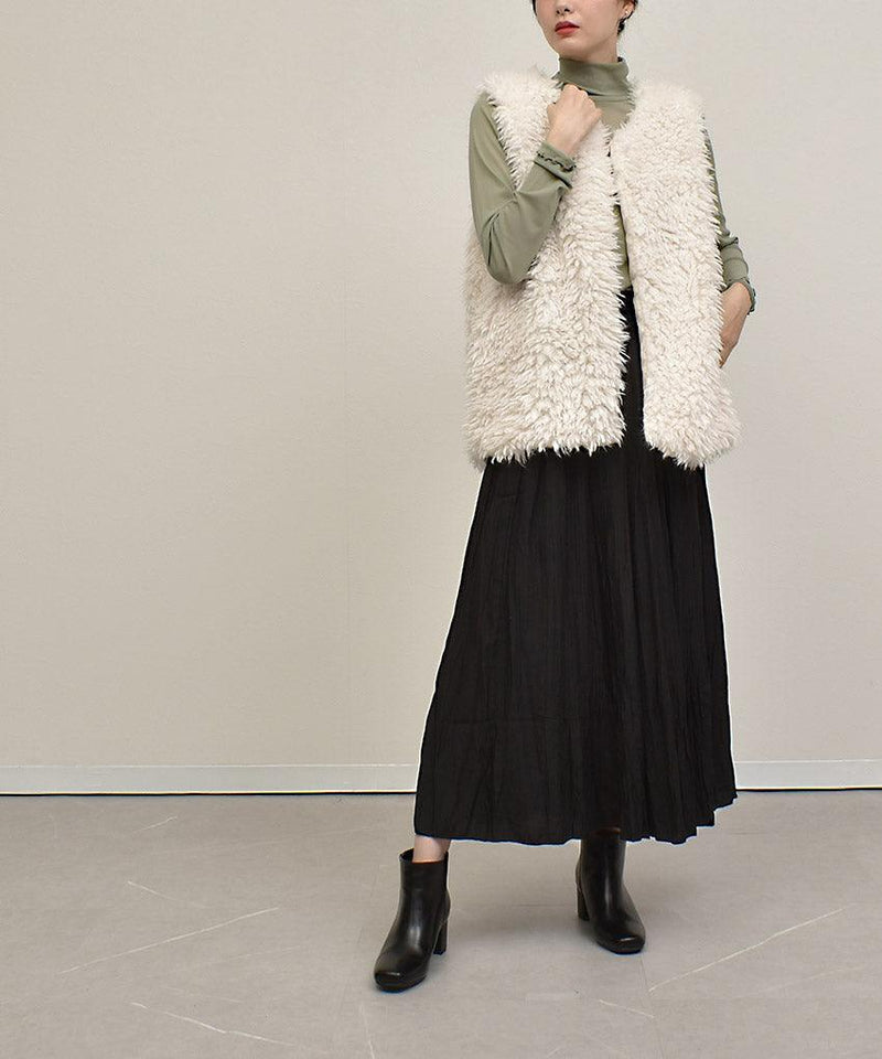 サイドジップ スクエアトゥ ショートブーツ TO-355 ブーツ ブラック 黒 ブラウン 茶 ベージュ 4カラー