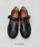 Tストラップローファー TO-373 ローファー ブラック 黒 ホワイト 白 3カラー