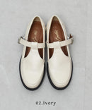 Tストラップローファー TO-373 ローファー ブラック 黒 ホワイト 白 3カラー