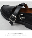 Tストラップローファー TO-373 ローファー ブラック 黒 ホワイト 白 3カラー