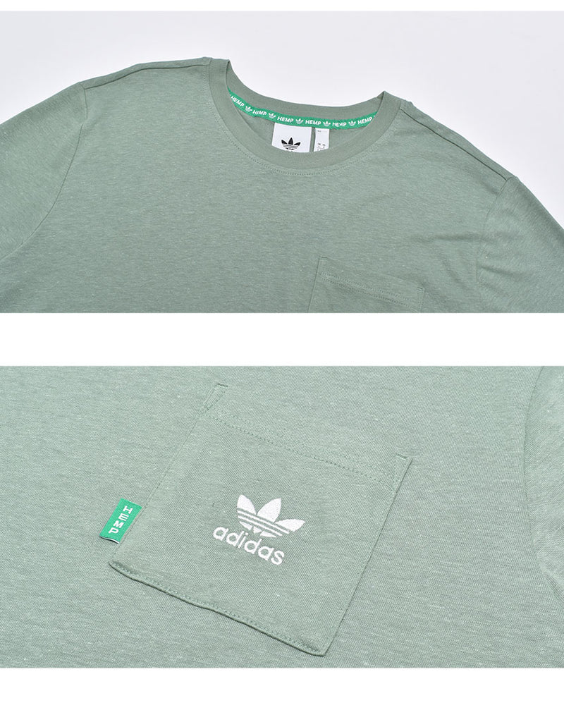 エッセンシャルズ+ メイド ウィズ ヘンプ Tシャツ HR2955 半袖Tシャツ