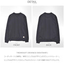 MIDWEIGHT CREWNECK SWEATSHIRT K124 スウェット ブラック 黒 グレー ネイビー 紺 5カラー