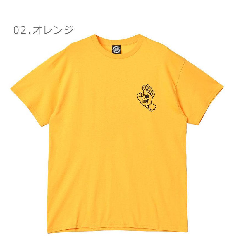 SCREAMING HAND FUSION S/S REGULAR T-SHIRT 44155448 半袖Tシャツ ブラック 黒 オレンジ 2カラー