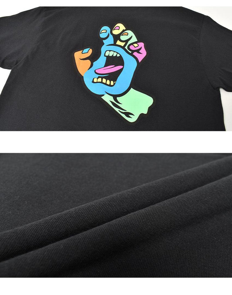 SCREAMING HAND FUSION S/S REGULAR T-SHIRT 44155448 半袖Tシャツ ブラック 黒 オレンジ 2カラー