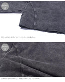 クロップジャカードミネラルウォッシュプルオーバー KT11331 長袖Tシャツ ブラック 黒 ホワイト 白 ピンク 3カラー