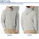 ワンポイント フルジップ パーカー 32351547626 ジップパーカー 4カラー