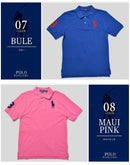 ビッグポニー ポロシャツ 323-670257 323-703635 ポロシャツ ブラック 黒 ホワイト 白 ネイビー ブルー レッド イエロー ピンク グリーン 10カラー