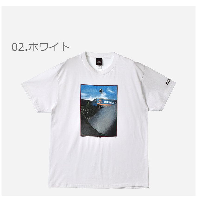 SUNSET CARWASH S/S 44155439 半袖Tシャツ ブラック 黒 ホワイト 白 2カラー