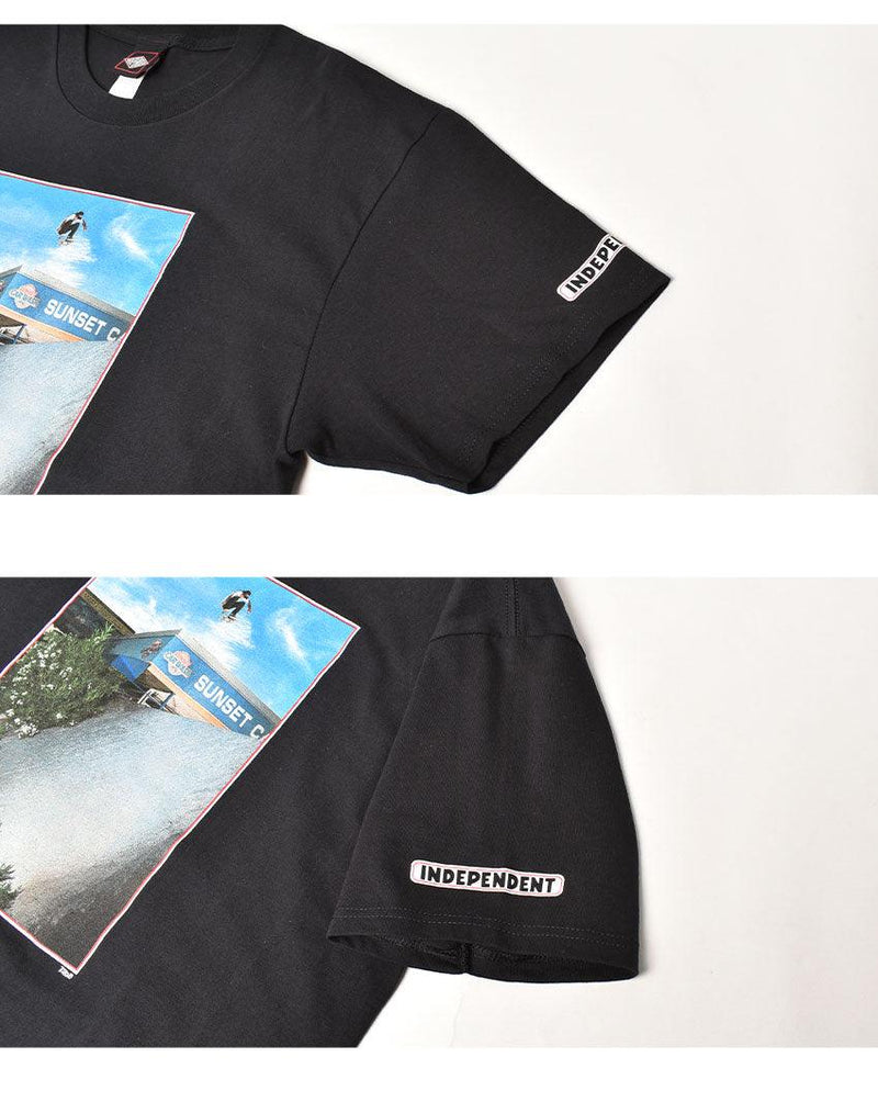 SUNSET CARWASH S/S 44155439 半袖Tシャツ ブラック 黒 ホワイト 白 2カラー