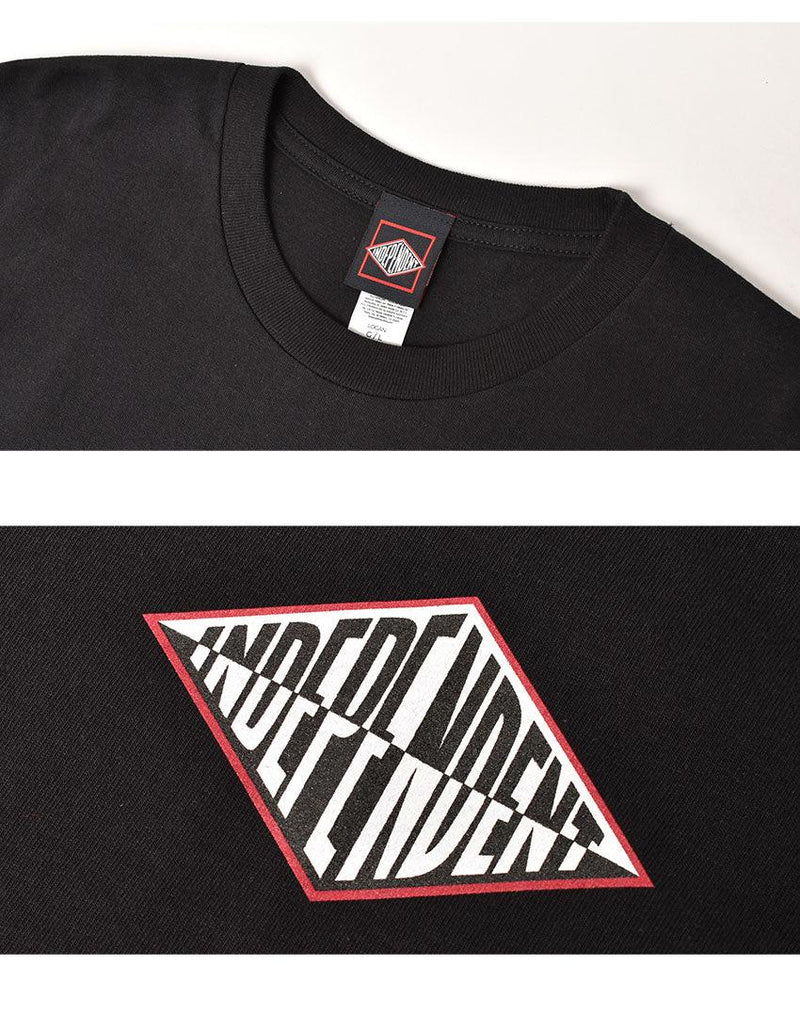 SPLIT SUMMIT S/S TEE 44155465 半袖Tシャツ ブラック 黒 ホワイト 白 2カラー