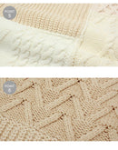 REESE CREAM PATCHWORK 829-310 カーディガン ベージュ 1カラー