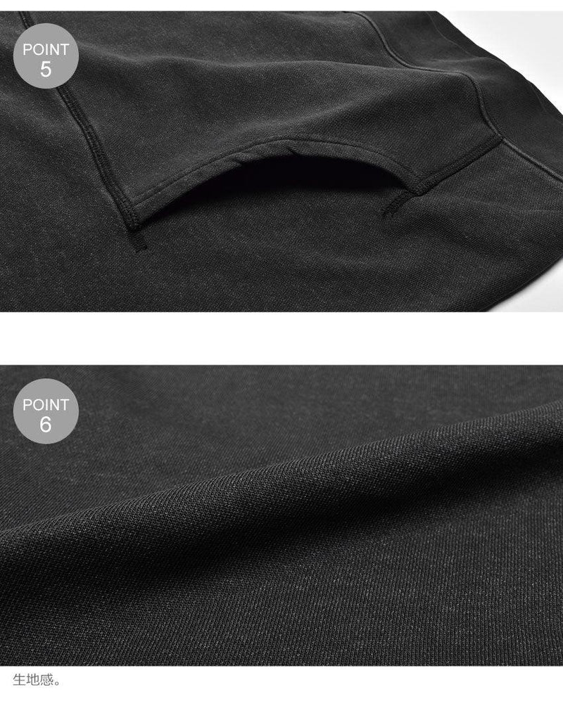 HEADING PARKA FLEECE WSMU0017 パーカー ブラック 黒 ベージュ 2カラー