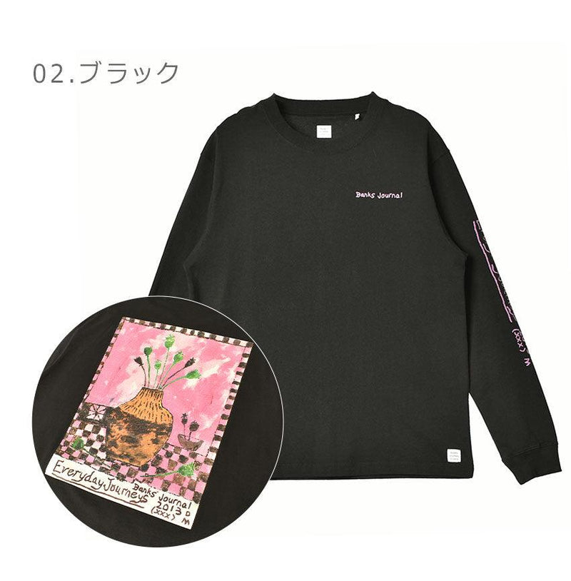 ダーシーマックレー ロングスリーブTシャツ WLTS0074 長袖Tシャツ ベージュ ブラック 黒 2カラー