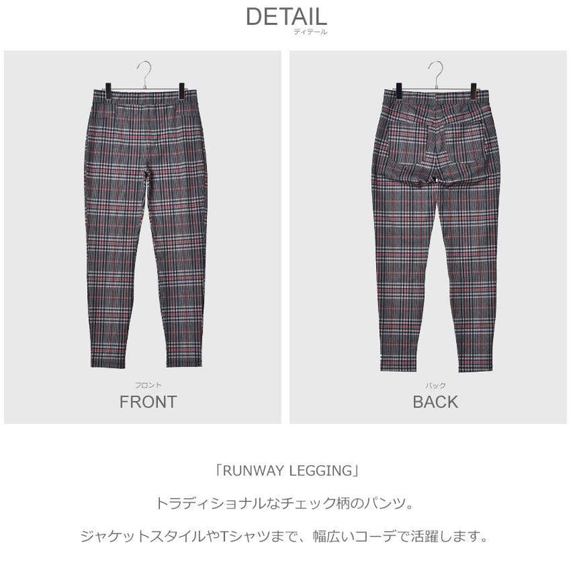 RUNWAY LEGGING CP0720HPP CP0720K7A パンツ ブラック 黒 レッド 赤 グレー 3カラー