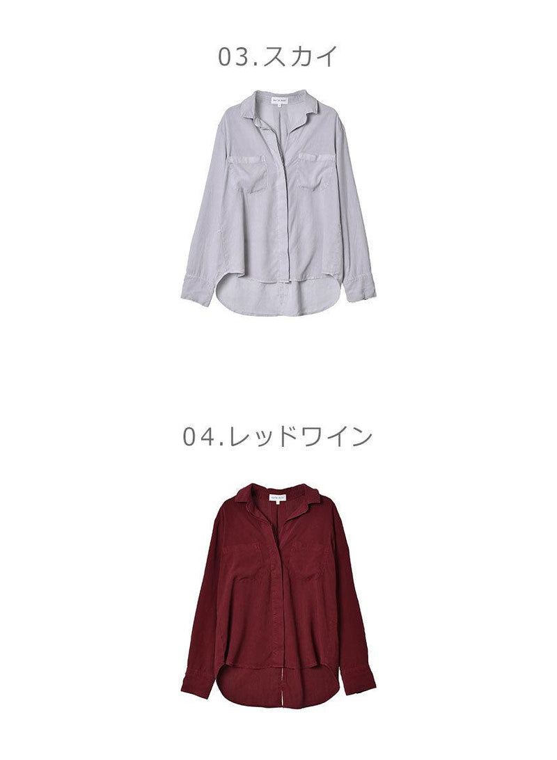 SPL BACK BUTTON SHIRT B2631654303 長袖シャツ ブラック 黒 ホワイト 白 レッド 赤 カーキ 5カラー