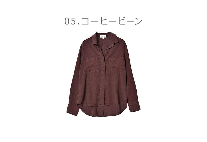 SPL BACK BUTTON SHIRT B2631654303 長袖シャツ ブラック 黒 ホワイト 白 レッド 赤 カーキ 5カラー