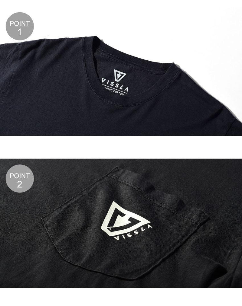 エスタブリッシュド オーガニック ポケット Tシャツ M426RETU 半袖Tシャツ ブラック 黒 ホワイト 白 4カラー
