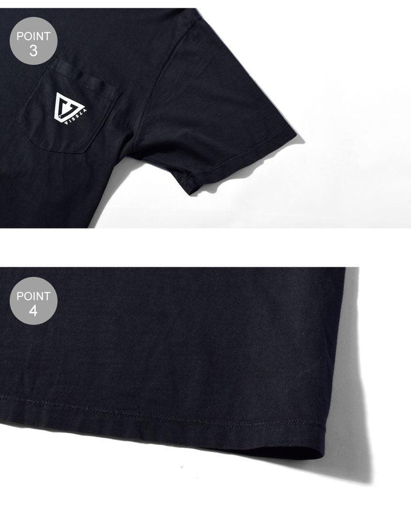 エスタブリッシュド オーガニック ポケット Tシャツ M426RETU 半袖Tシャツ ブラック 黒 ホワイト 白 4カラー