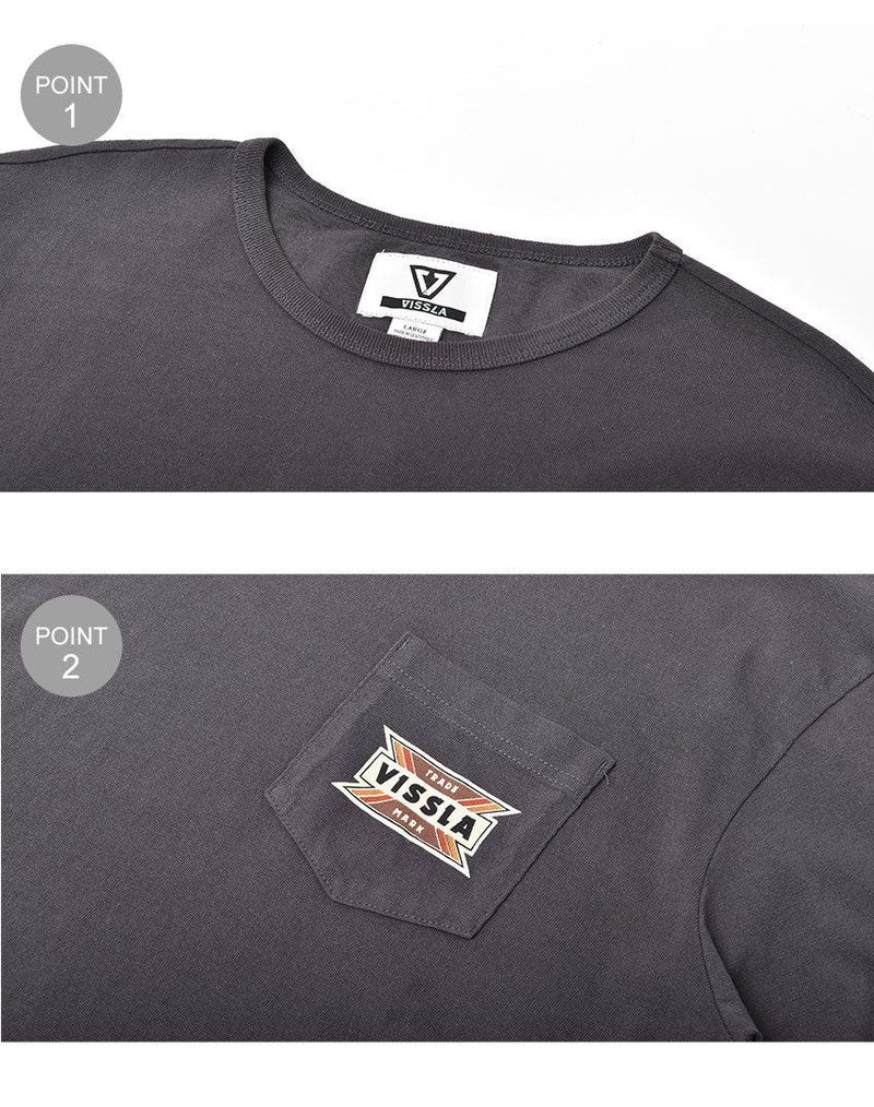 DISCO L/S PKT TEE M483UDIS 長袖Tシャツ ブラック 黒 イエロー 2カラー