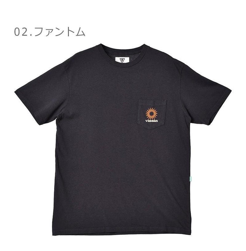 ピン ホイール ショートスリーブ ポケットTシャツ M482WPIN 半袖Tシャツ ブラック 黒 ブルー 青 2カラー