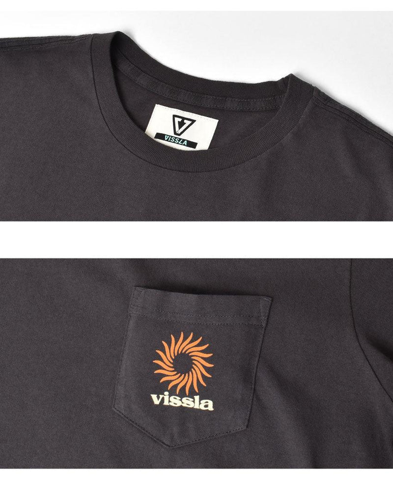ピン ホイール ショートスリーブ ポケットTシャツ M482WPIN 半袖Tシャツ ブラック 黒 ブルー 青 2カラー