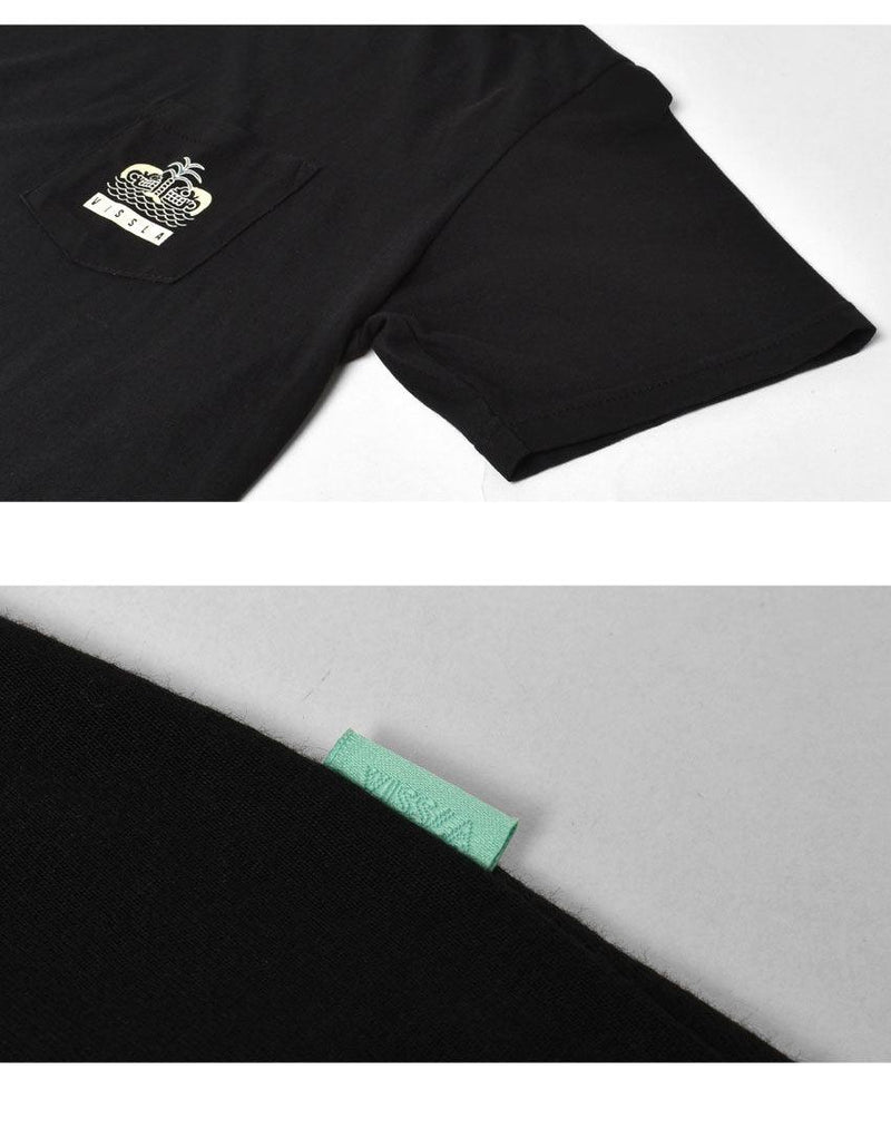 シャーマン オーガニック ポケットTシャツ M423WSHM 半袖Tシャツ ブラック 黒 ナチュラル ホワイト 白 イエロー 黄 3カラー