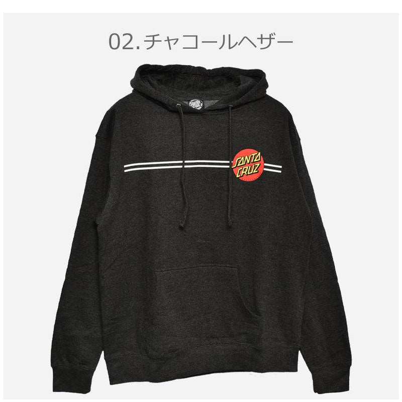 クラシックドット パーカー 4424826 パーカー ブラック 黒 ブルー グレー 4カラー
