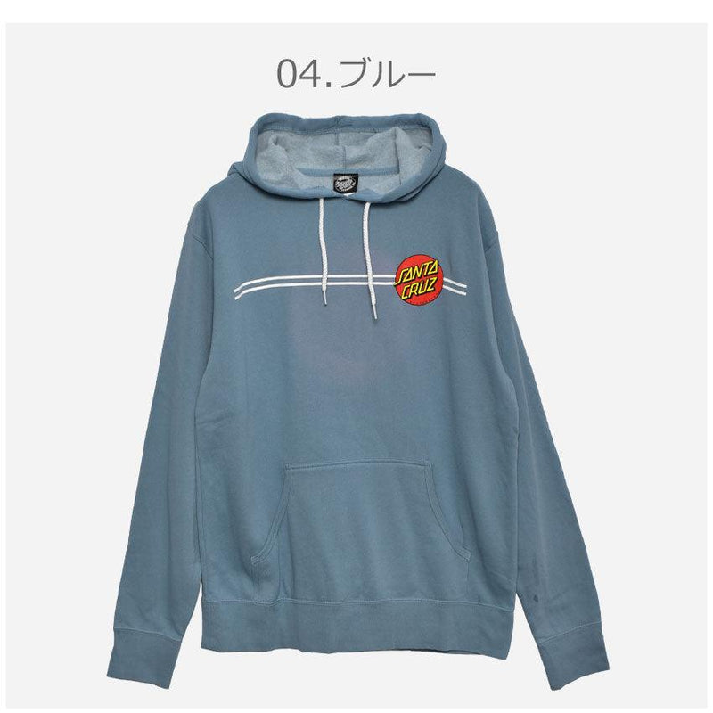 クラシックドット パーカー 4424826 パーカー ブラック 黒 ブルー グレー 4カラー