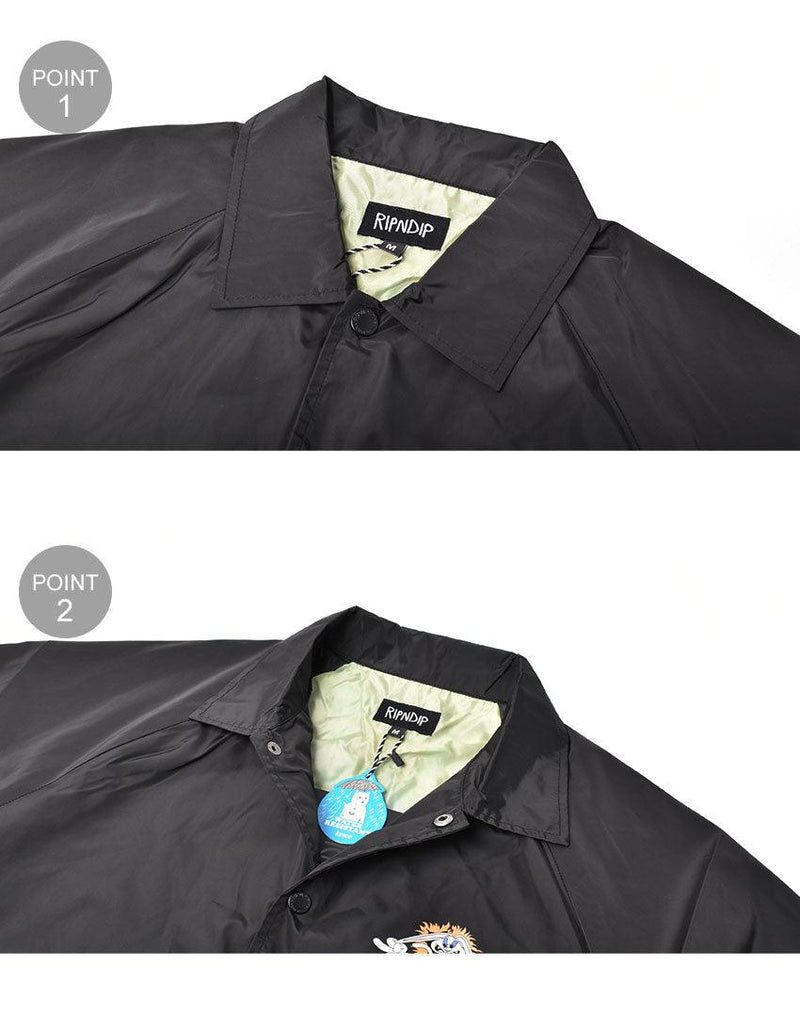 SILLY NERM COACH JACKET RND6005 ジャケット ブラック 黒 1カラー