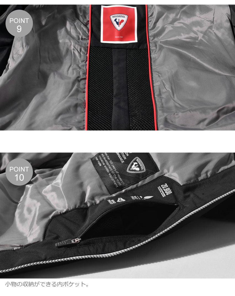フォンクション スキー ジャケット RLJMJ05 アウター ブラック 黒 レッド 赤 2カラー