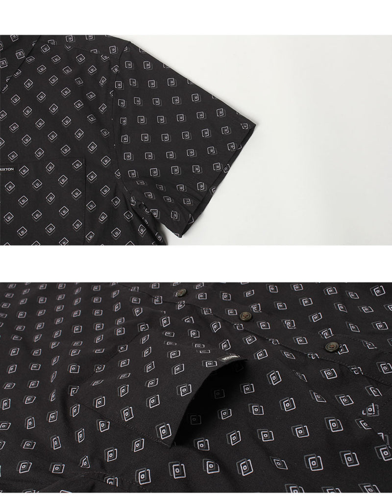 チャーター プリント S/S ウーブン シャツ 01218 半袖シャツ 2カラー