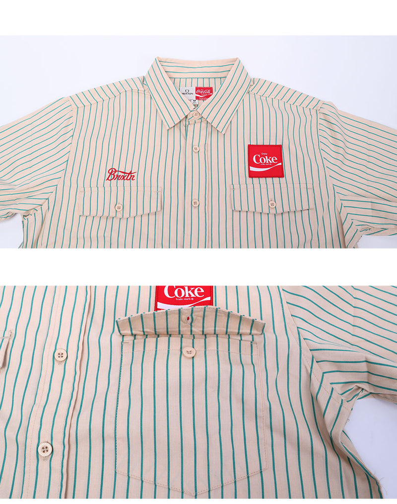 COCA-COLA DELIVERY OLSON S／S 01343 半袖シャツ