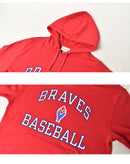 アトランタ・ブレーブス ショートスリーブ プルオーバー フーディ FPHD3398-ABRYYPPPSCAR ショートスリーブ プルオーバーパーカー